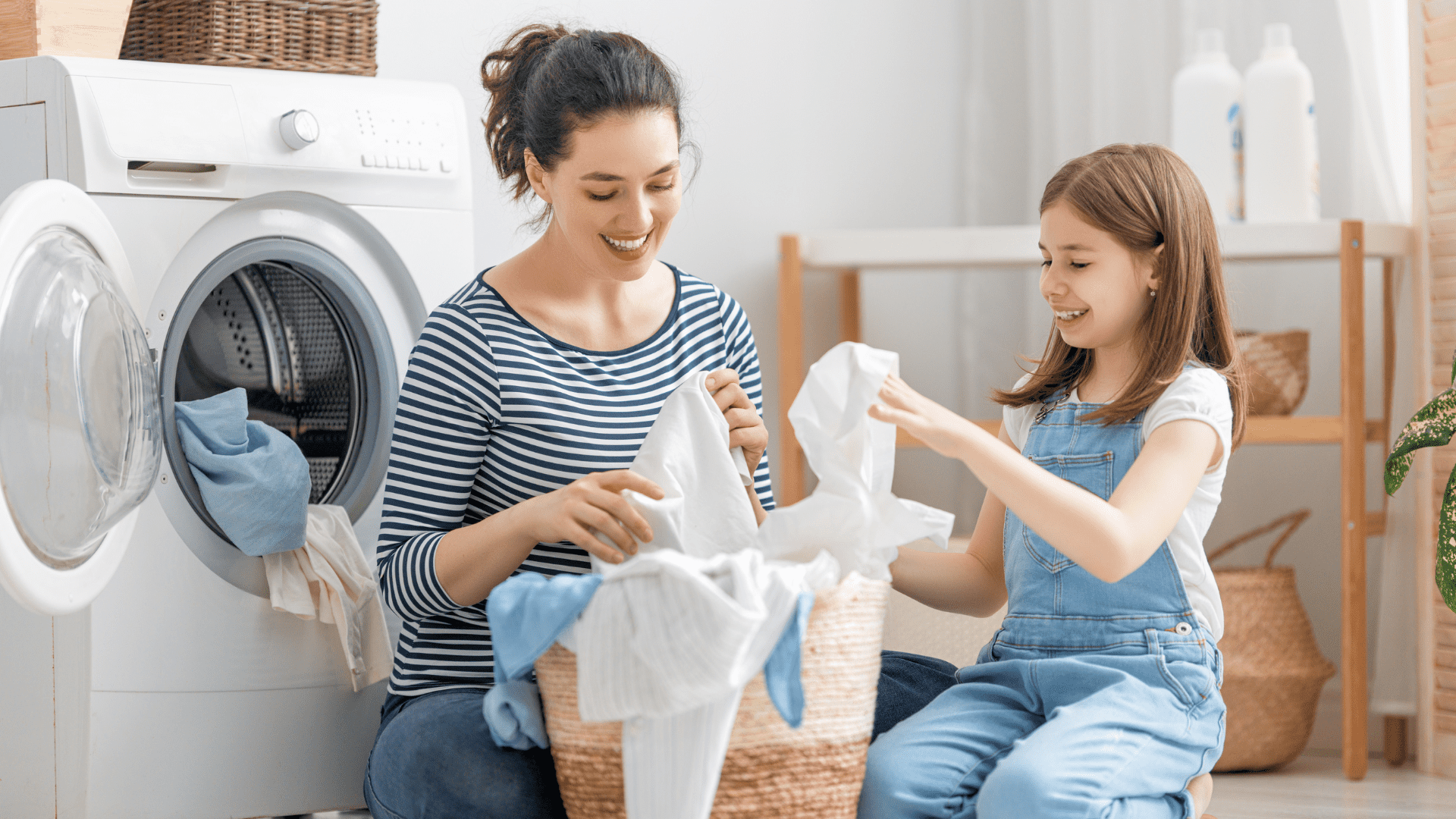 Utilizing the Tops of Your Washer and Dryer