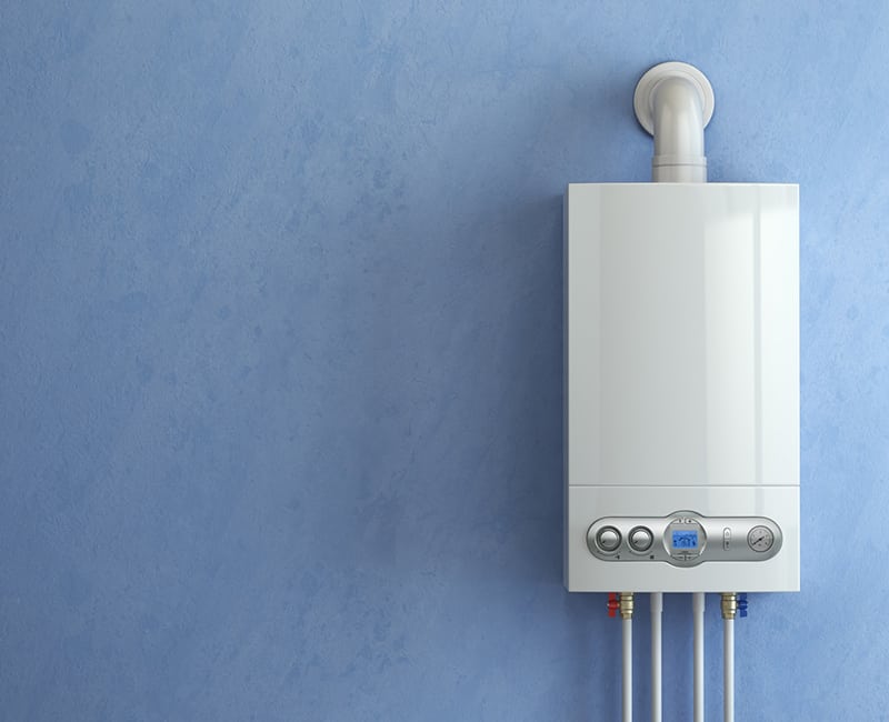 natural gas – hot water boiler